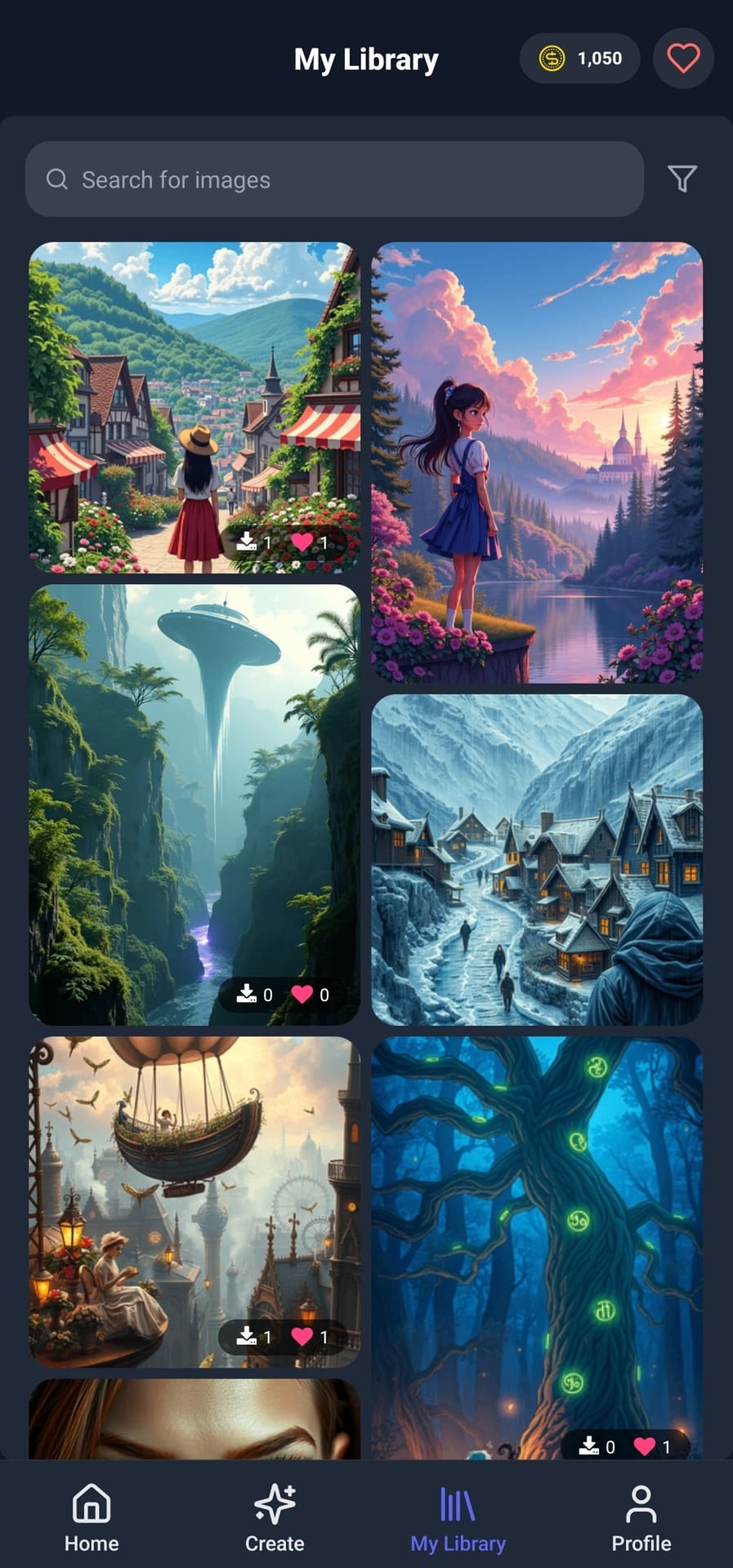 Generated Images Library